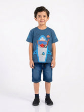 Kids Shark Graphic T-Shirt