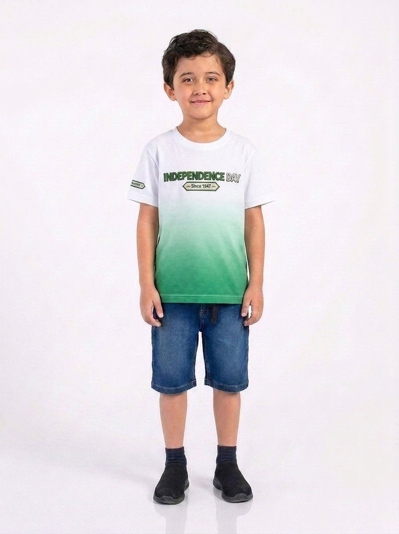 Boys Jersey Round Neck T-Shirt(14 August)