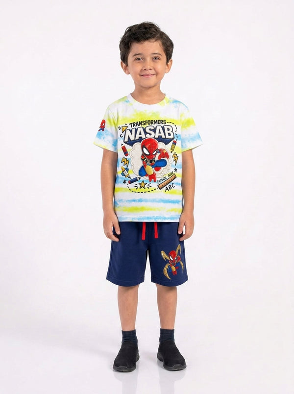 Boys Jersey T-Shirt With Shorts