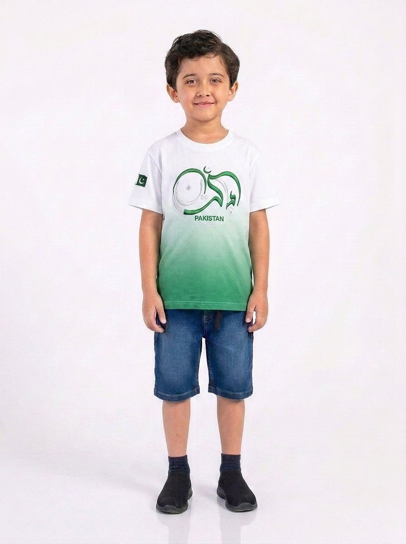 Boys Jersey Round Neck T-Shirt(14 August)