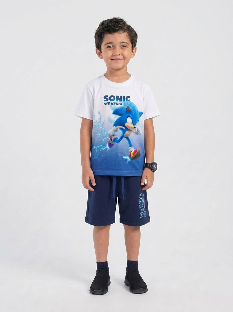Boys Jersey T-Shirt With Shorts