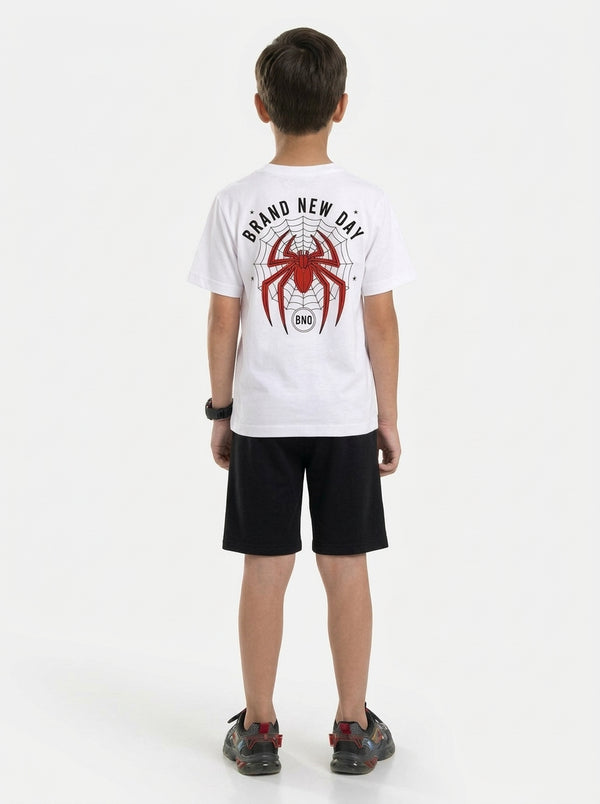 Boys Jersey T-Shirt With Shorts
