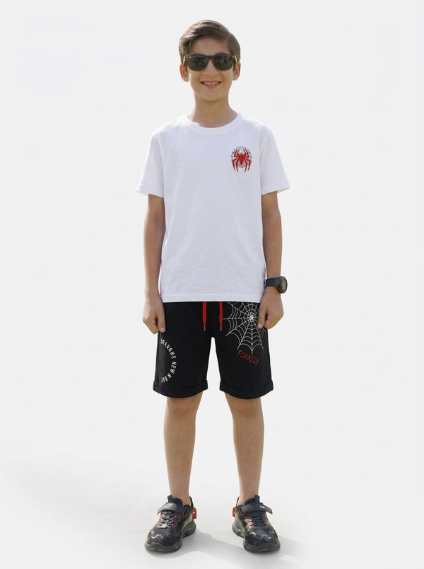 Boys Jersey T-Shirt With Shorts
