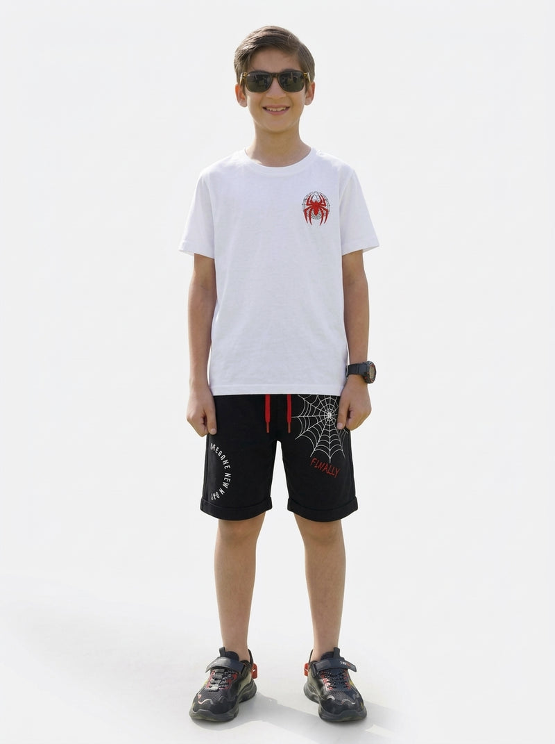 Boys Jersey T-Shirt With Shorts