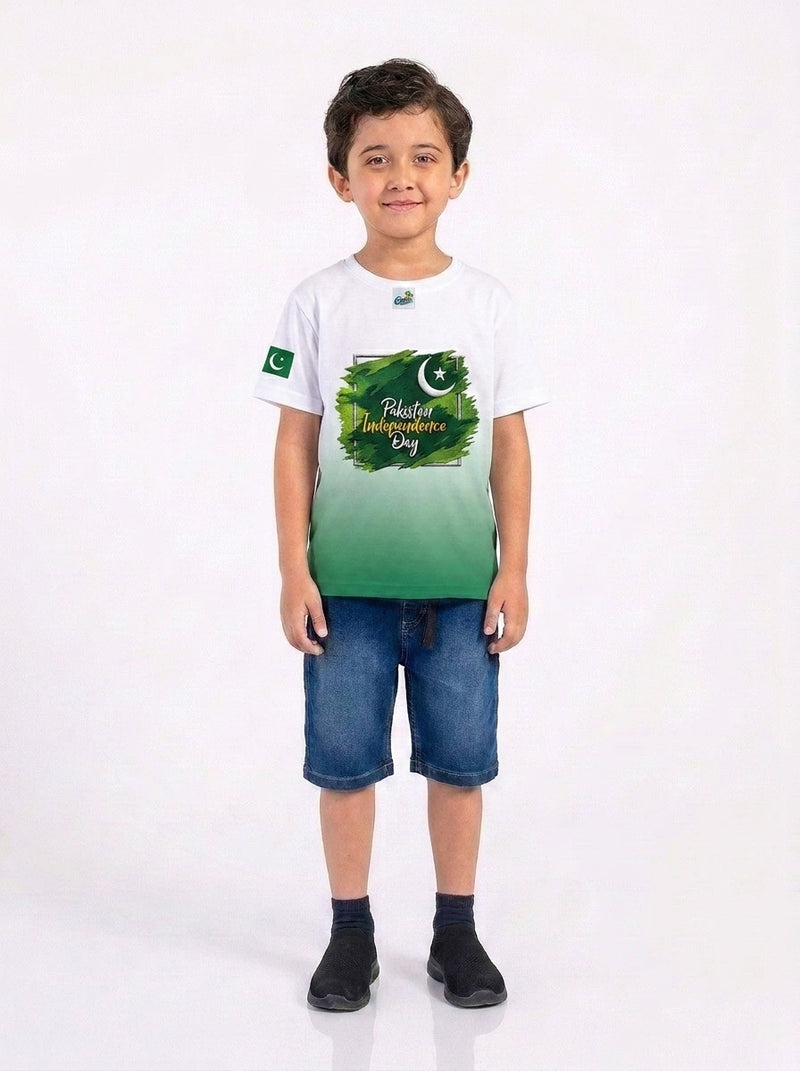 Boys Jersey Round Neck T-Shirt(14 August)