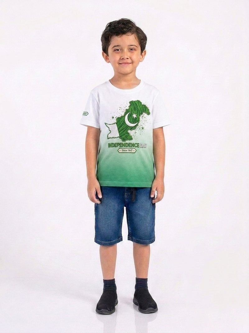 Boys Jersey Round Neck T-Shirt(14 August)
