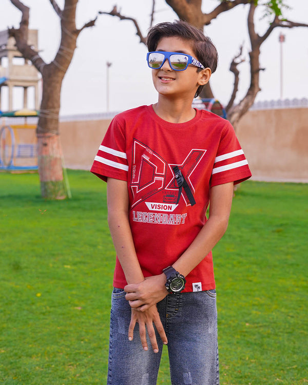 BOYS JERSEY ROUND NECK T-SHIRTS (DX LEGENDARY)