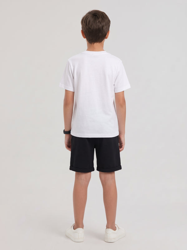 Boys Jersey T-Shirt With Shorts