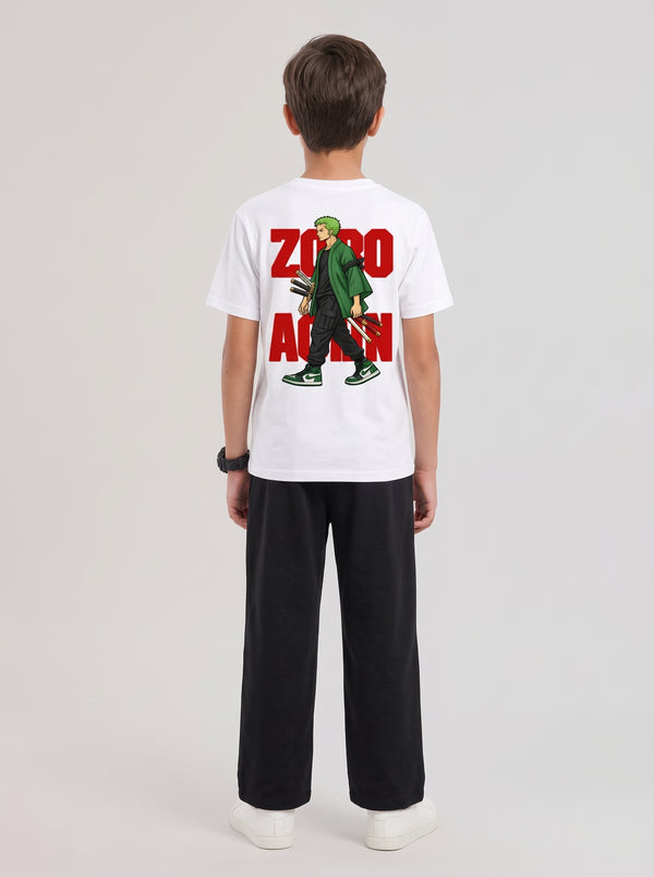 Boys Jersey T-Shirt With Baggy Trouser