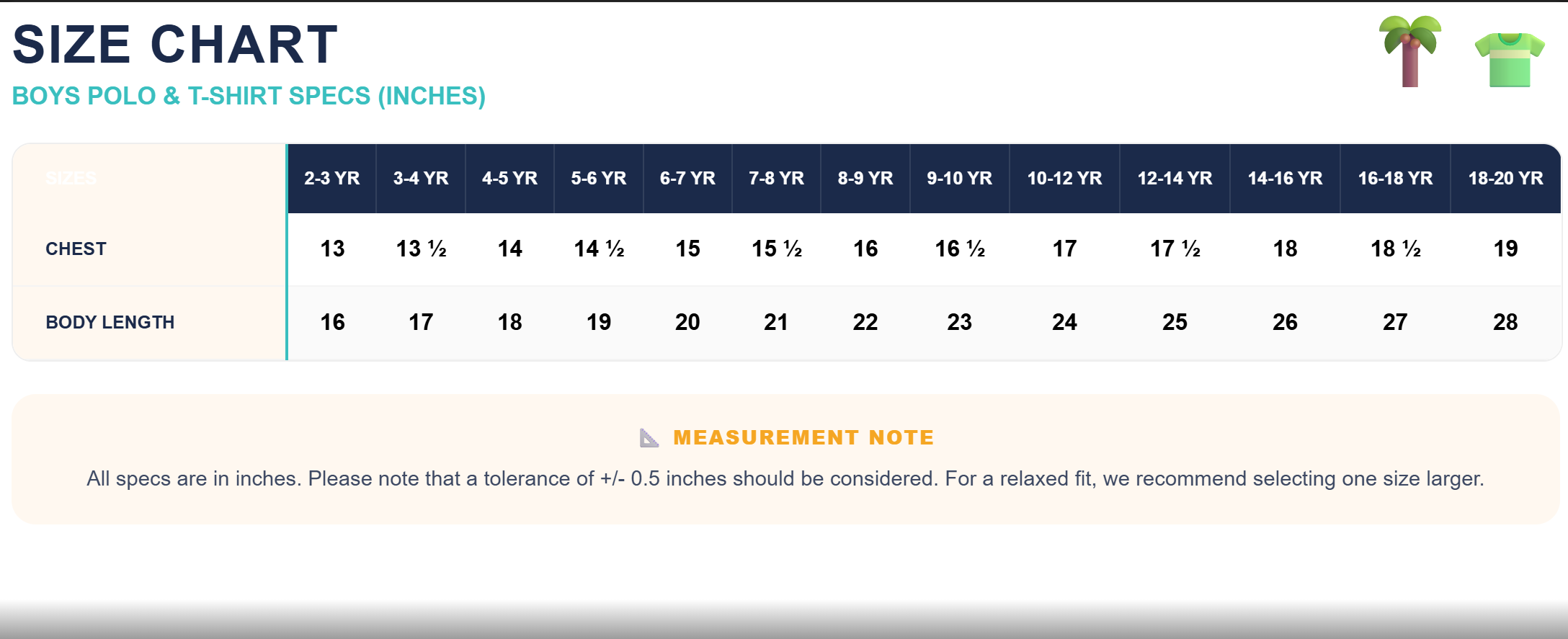 Size Guide