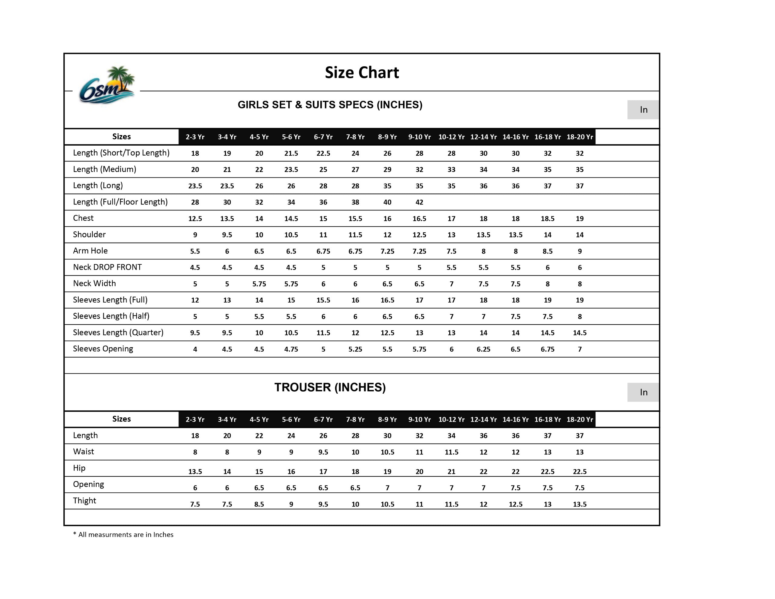 Size Guide