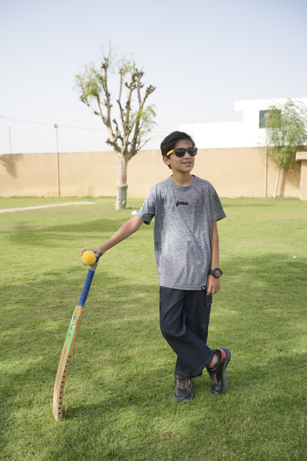 BOYS SPACE DYE JERSEY ROUND NECK T-SHIRTS  (FOCUS)